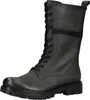 A single gray leather boot is shown against a white background. Podgląd zdjęcia produktu
