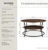 TecTake 404447, Boční/koncový kávový stolek, Dřevo Náhled obrázku produktu 6
