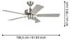 EGLO Deckenventilator CADIZ, 5 Flügel Ventilator mit Licht, Produktbild-Vorschau 4