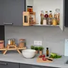 Relaxdays Gewürzregal, ausziehbare Gewürzablage, Bambus, Produktbild-Vorschau 5