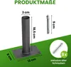 2er Set Aufschraubhülse für Lamellenzäune mit Produktbild-Vorschau 3