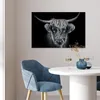 MuchoWow® Poster Schottisches Hochlandrind - Schwarz - Kuh Produktbild-Vorschau 5