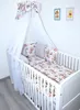 Baby Bettwäsche Bettset MINKY mit 6 x Kissen - 6 teilig Produktbild-Vorschau 1