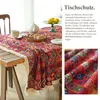 Boho Vintage Tischdecke mit Quaste, Bunte Rechteckige Produktbild-Vorschau 4