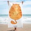 Mr. & Mrs. Panda Handtuch Katze Mittelfinger - Weiß - Produktbild-Vorschau 2