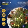 DEUBA® LED Weihnachtsbaumkerzen Kabellos 20er Set Bunt mit Produktbild-Vorschau 5
