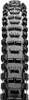 A close-up, top-down view of a bicycle tire tread. Podgląd zdjęcia produktu