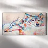 Wandkunst Leinwand Bild Uhr Geräuschlos 60x30 Malerei Tiere Produktbild-Vorschau 2