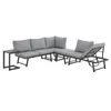 SVITA GRENADA Salon de jardin 4 pièces double chaise longue Voir les images du produit 4