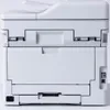 Side view of a white printer. Produktbild-Vorschau