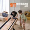 Stół do shuffleboardu SucceBuy 9 stóp 2 w 1 - idealny do Podgląd zdjęcia produktu 2