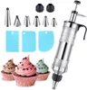 Tortenspritze Garnierspritze Edelstahl Set: Sahnespritze Produktbild-Vorschau 1