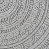 Tapis rond d'extérieur à motifs ethniques - Anthracite et Voir les images du produit 5