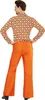 70er Herrenhose orange Größe: XXL Produktbild-Vorschau 3
