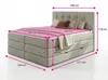 Boxspringbett Best XL mit 2 Bettkästen und Topper, mit Produktbild-Vorschau 4
