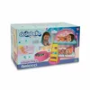 A toy playset featuring baby dolls in a bunk bed and ball pit, presented in its retail packaging. Podgląd zdjęcia produktu