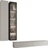 Wohnwand FIGO 1 kaschmir mit TV-Lowboard, Hängeschrank, Produktbild-Vorschau 2