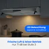 Bomann® Dunstabzugshaube 60cm Unterbau | Umluft und Abluft Produktbild-Vorschau 4