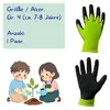 Arbeitshandschuhe Kinder Latex Gartenhandschuhe Kinder Gr.4 Produktbild-Vorschau 2