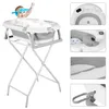 Faltbare Babybadewanne mit Ständer, XL Baby Badewanne Produktbild-Vorschau 4