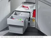 Hailo Rondo 2 plus. Collecteur de déchets, gris clair.  - Voir les images du produit 31