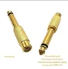 6,35mm Klinkenstecker auf Cinch RCA Buchse Kupplung Stecker Produktbild-Vorschau 6