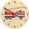 ModernClock, Wanduhr, Wanduhr für Kinder, Feuerwehr, stille Produktbild-Vorschau 1