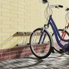 WOLTU Fahrradständer, aus Metall, für 5 Fahrräder, Silber, Produktbild-Vorschau 6