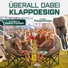 KESSER® Sedia da campeggio pieghevole, portata 150 kg, con Anteprima dell’immagine prodotto 4