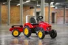 FALK Red Supercharger Trattore a pedali con rimorchio Anteprima dell’immagine prodotto 23