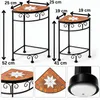 DanDiBo Blumenhocker Merano Mosaik 2er Set 12013 Produktbild-Vorschau 2