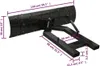 vidaXL Schneeschild für Gabelstapler 150x38 cm Schwarz Produktbild-Vorschau 7