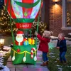 Opblaasbare XL kerstballon met LED-verlichting - 210 x 110 Productafbeelding-voorbeeld 7