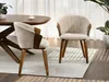Polsterstuhl RAHMA - beige / walnuss Produktbild-Vorschau 2