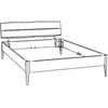 HASENA Lounge Bett Sabbioni Wildbuche natur 140x210 Produktbild-Vorschau 7