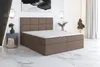 Boxspringbett VAR 200x200 mit 2 Bettkästen, Bonell-Matratze Produktbild-Vorschau 1