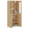 vidaXL Deska wysoka dąb sonoma 69,5x34x180 cm Materiał Podgląd zdjęcia produktu 3