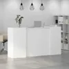 A white reception desk in a modern office setting. Anteprima dell’immagine prodotto