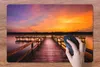 MuchoWow® Schreibtischunterlage Sonnenuntergang - Steg - Produktbild-Vorschau 3