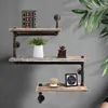Plovoucí police Dřevěná nástěnná police Vintage Retro DIY Náhled obrázku produktu 4