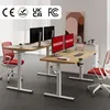 Two standing desks are set up in an office environment with chairs and computer monitors. Anteprima dell’immagine prodotto