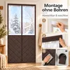 Tenda magnetica per porte, protezione dal freddo, termica, Anteprima dell’immagine prodotto 7
