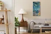 Küche Wohnzimmer Wand Leinwand Uhr 30x60 Malerei schönen Produktbild-Vorschau 3