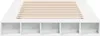 vidaXL Postel White 140x200 cm Dřevěný materiál Náhled obrázku produktu 4