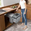 VEVOR ausziehbarer Mülleimer für Küchenschränke (20 L x 2) Produktbild-Vorschau 9