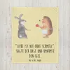 Mr. & Mrs. Panda Decke Hase Igel - Gelb Pastell - Geschenk, Produktbild-Vorschau 2