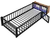 Letto per bambini Flieks a terra 90x200 cm con LED, letto Anteprima dell’immagine prodotto 9