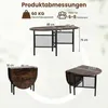 COSTWAY Składany stół jadalniany, stół kuchenny dla 6-8 Podgląd zdjęcia produktu 3