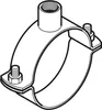 Geberit PE Rohrschelle d 200mm verzinkt mit Gewindemuffe 1' Produktbild-Vorschau 3