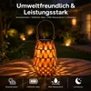 Solar Laterne Garten hängend, handgeflochtene Outdoor Solar Produktbild-Vorschau 2